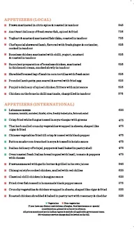 Punjab Province- Hyatt Regency Amrtisar menu 4