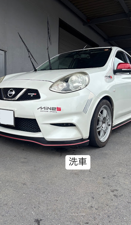 マーチのMine's・メカチューン・梅雨入り間近？・車高調整に関するカスタム事例の投稿画像1枚目
