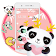 thème rose panda amour mignon icon