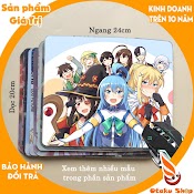 <18 Mẫu>Lót Chuột Máy Tính Anime Konosuba, Chuunibyou Cỡ Bàn Di Chuột Lớn 20X24Cm Chất Liệu Mouse Pad Cao Su