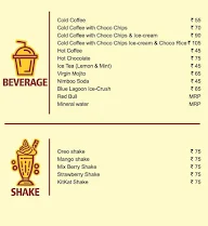 Cafe Culture Espresso menu 1