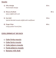 Vasavi Kuttera menu 2