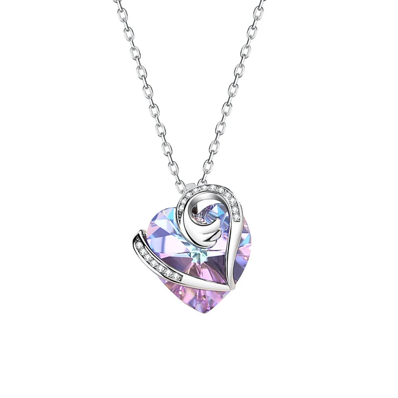 Title 1, Collier de mode en argent sterling, cristal et ...