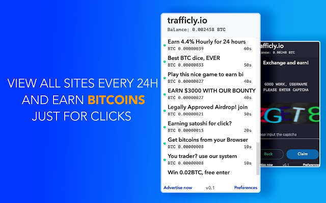 Trafficly Io Get Bitcoins In A Second - 