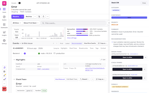 Stack Sift screenshot 2