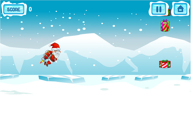 Flying Santa Gifts Game - HTML5 Game