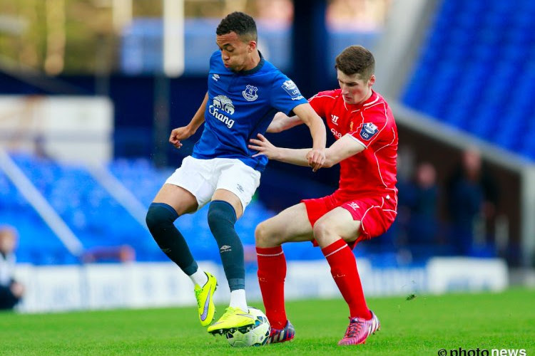 David Henen buteur avec les U23 d'Everton