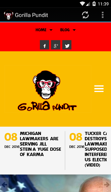 Android application Gorilla Pundit screenshort