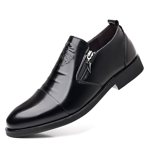 Title 7, Mens Three-Joint Casual Leather Shoes Comforta...
