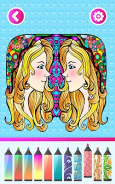 Fashion Adult Coloring Booksのおすすめ画像2