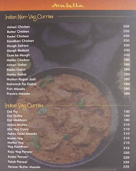 Arabella menu 3