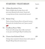 Oh! Calcutta menu 7