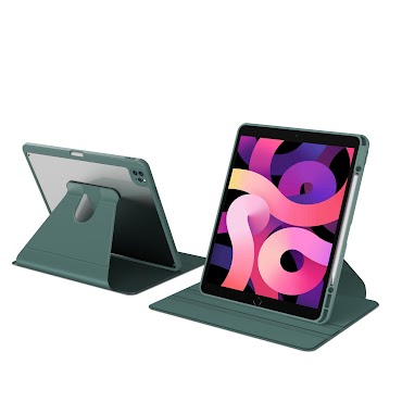 Bao Da Wiwu Waltz Rotative Case Dành Cho Ipad Thiết Kế Xoay 360 Độ, Có Khe Gắn Bút, Thiết Kế Lưng Nhựa Cứng Cáp - Hàng Chính Hãng