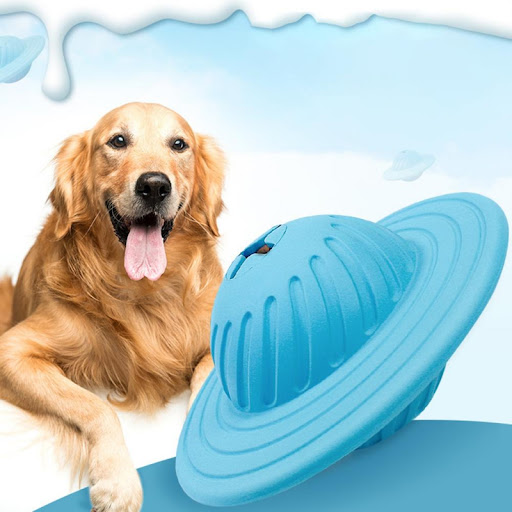 Title 1, Multi-function Pet Biting Toy with Leaking Devi...