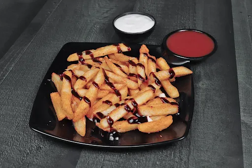 Spicy Barbeque Cheese Fries