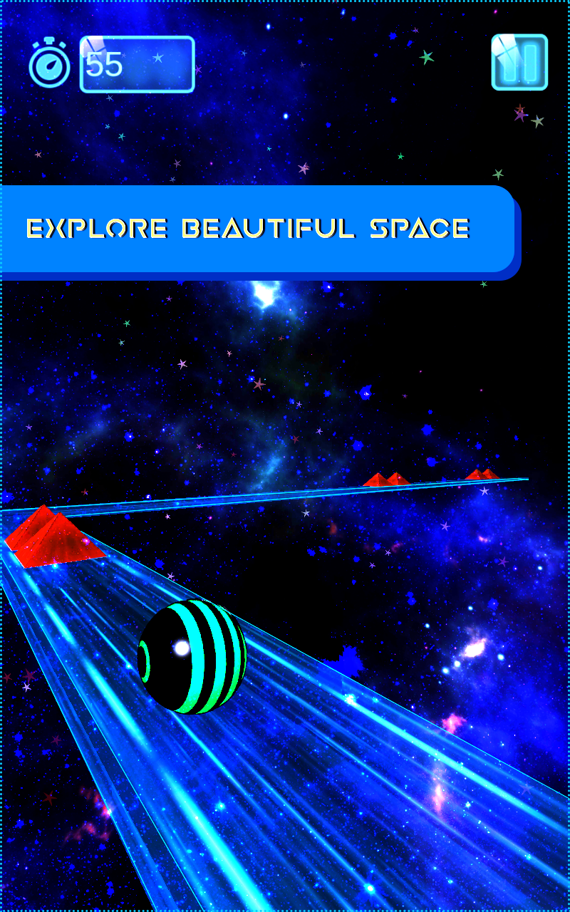 Rolling Space Ball Screen 1