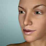 Face Model - 3D virtual human head pose tool