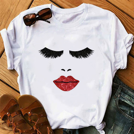 Title 5, Lip print ladies T-shirt