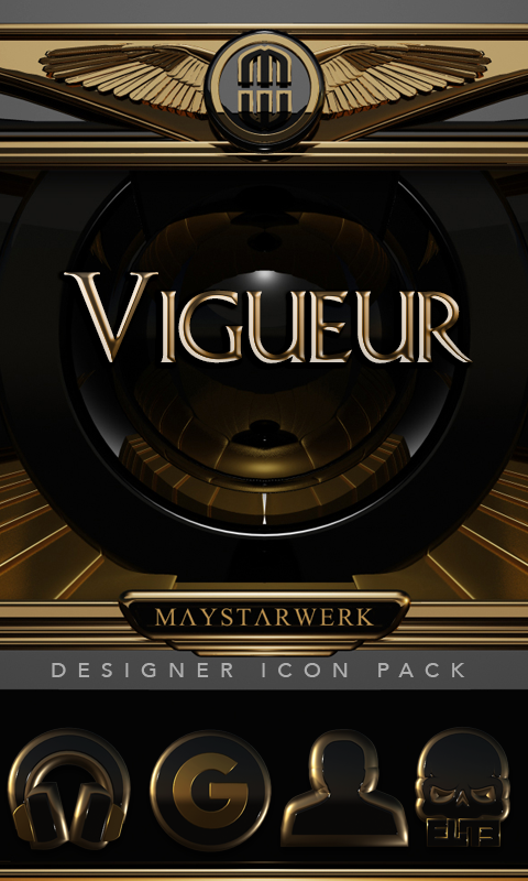 Android application Vigueur HD Icon Pack screenshort
