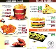 Five Star Chicken menu 1