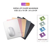 Miếng Lót Chuột Aluminum ( Mouse Pad ) - Bàn Di Chuột Nhôm