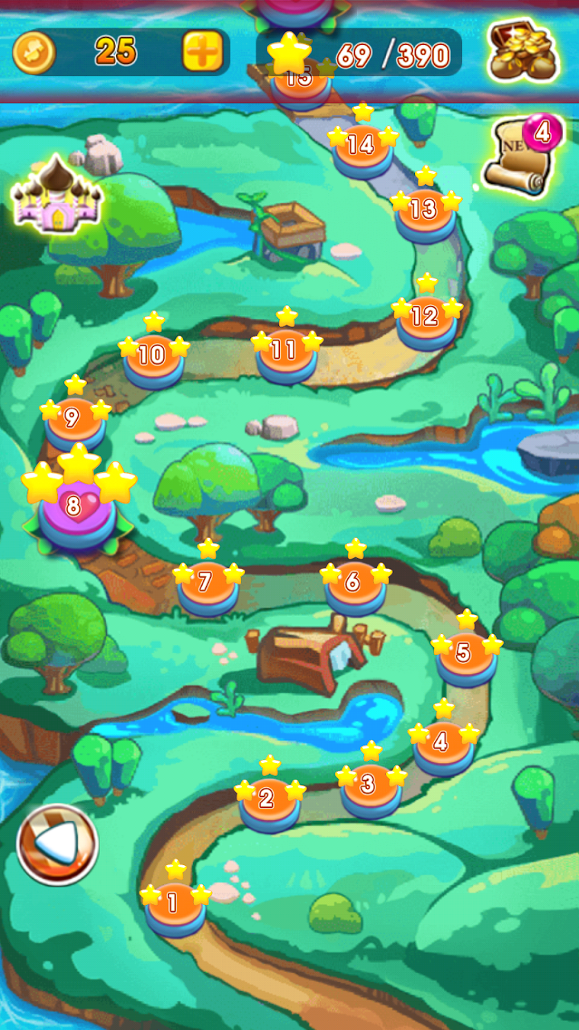Bubble Shooter Screen 2