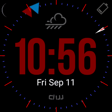 Android application Time Lord (watch face SW3) screenshort