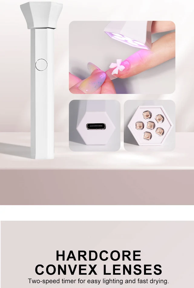 Lâmpada em linha Hot Lamp com 6 LEDs