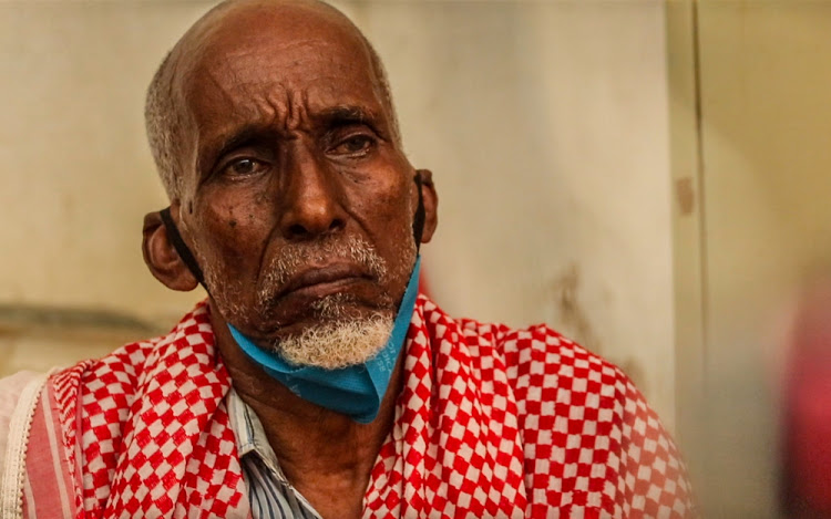 Haret Abdirahman at the Dagahaley Camp in Dadaab. His eldest son committed suicide in August