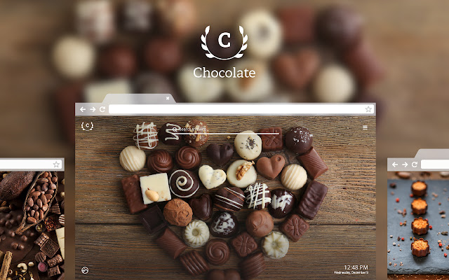 Chocolate HD Wallpaper New Tab Theme