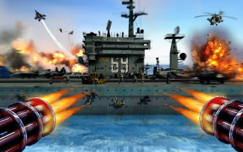 cara memainkan Navy Gunner Shoot War 3D di komputer