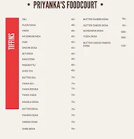 Priyanka's Food Court menu 4