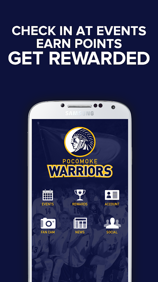 Pocomoke Warriors Official App Screen 3