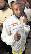 FIRST OVERSEAS FIGHT: IBF champion Nkosinathi Joyi