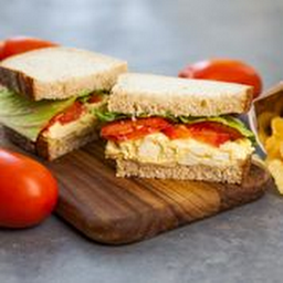 Half Egg Salad Sandwich