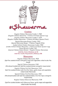 #Shawarma menu 1