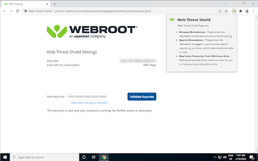 Web Threat Shield