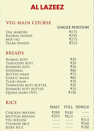 Al Fakher menu 2