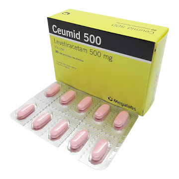 Ceumid Levetiracetam 500 mg Megalabs Caja x 30 Comprimidos  