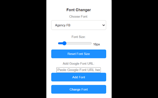 Font Changer