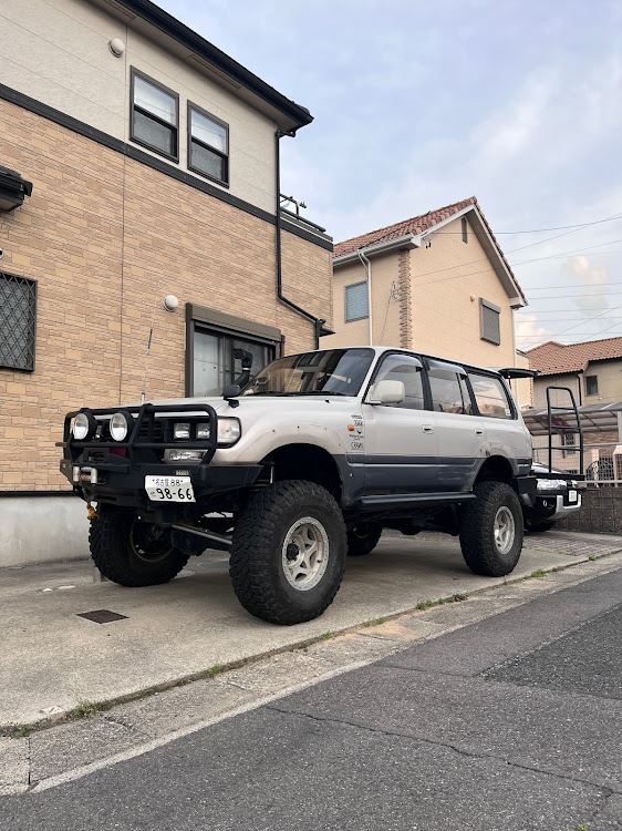 ランドクルーザー80のランクル80・ランドクルーザー80・DIY・素人塗装に関するカスタム事例の投稿画像2枚目