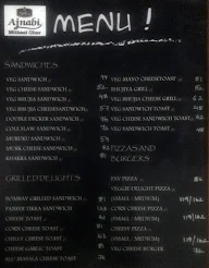 Ajnabi Mithaai Ghar menu 3