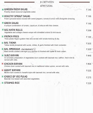 Ambrosia- Ramada Neemrana menu 3