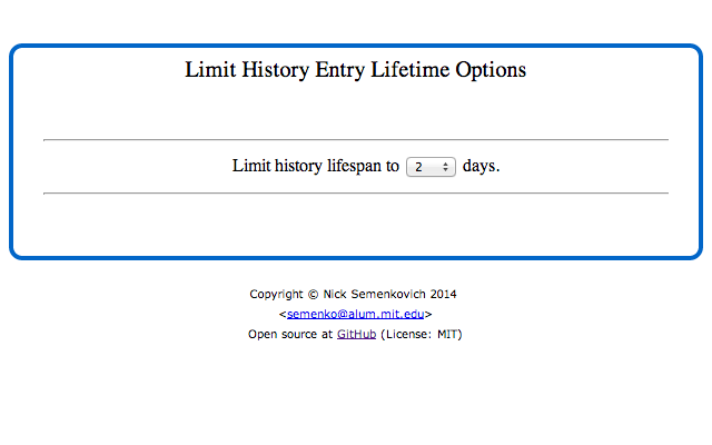 Limit History Lifetime Preview image 0