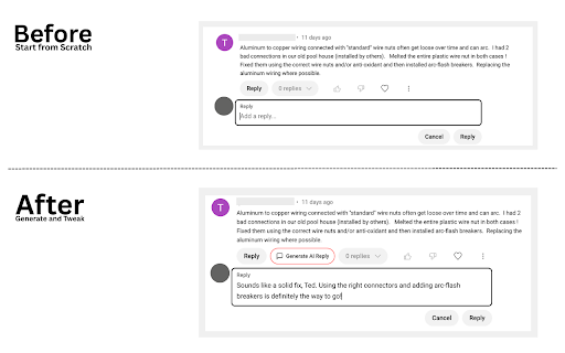 YouTube Comment AI Assistant
