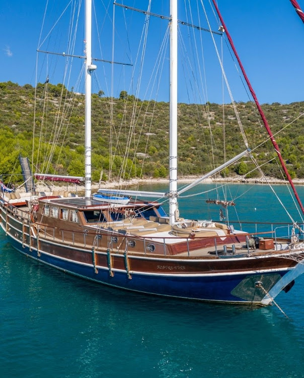 A gulet is a traditional design of a two-masted or three-masted wooden sailing vessel from the southwestern coast of Turkey.