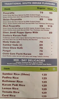 Idli Street menu 4