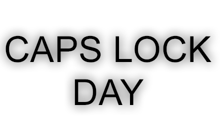 CAPS LOCK DAY small promo image