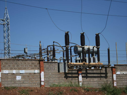 A file photo of Kenya Power transformers in Roysambu along Thika road in Nairobi. /MONICAH MWANGI