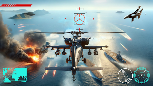 Screenshot Gunship Air Combat Sky Fighter